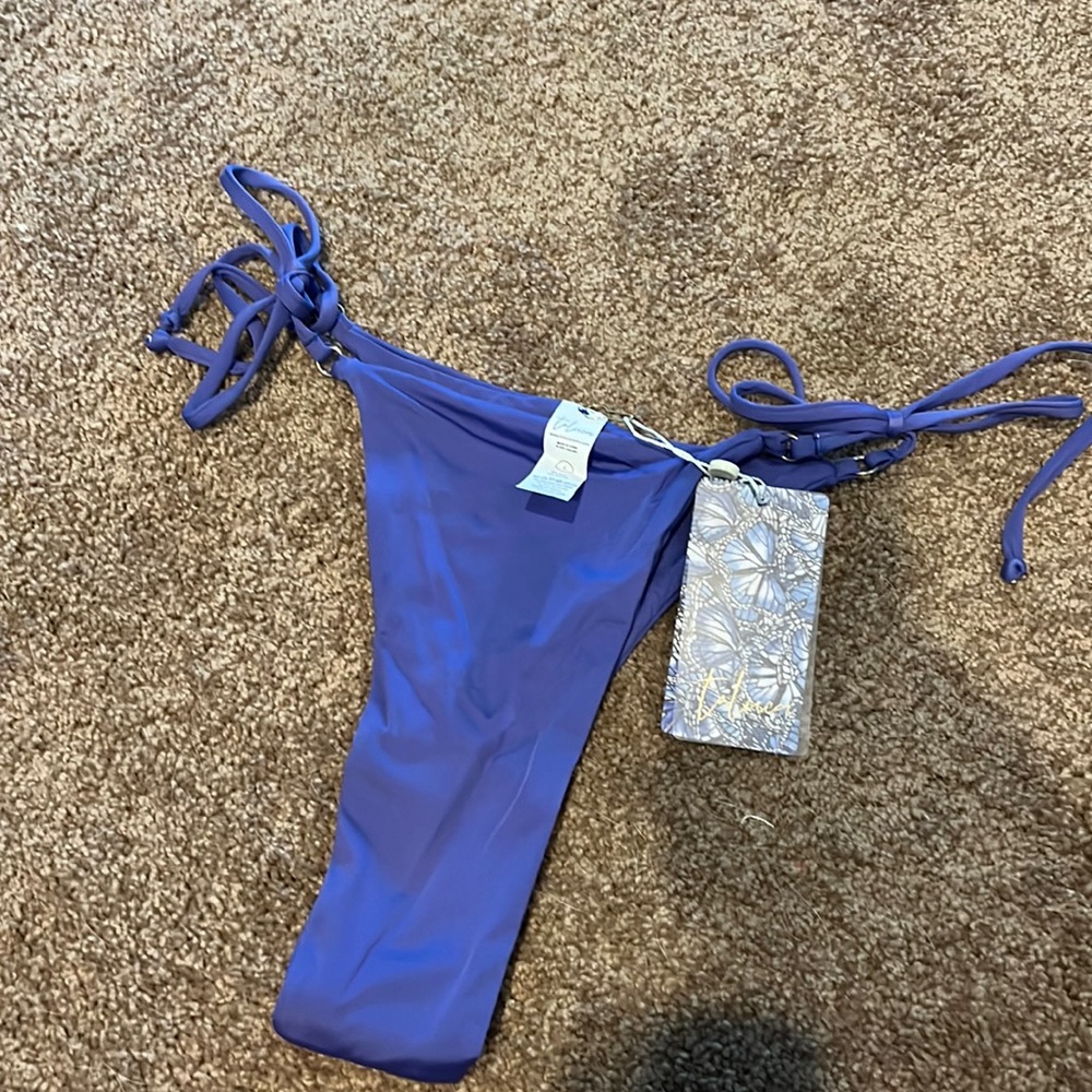 Toluca Royal Blue String Bikini Bottom